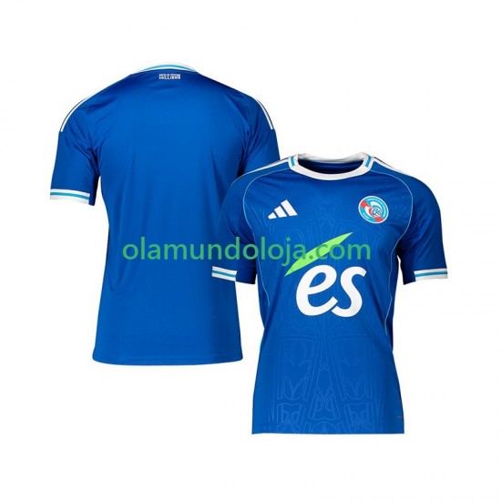 Camisola Strasbourg Homem Equipamento Primeiro 2025-2026 Manga Curta